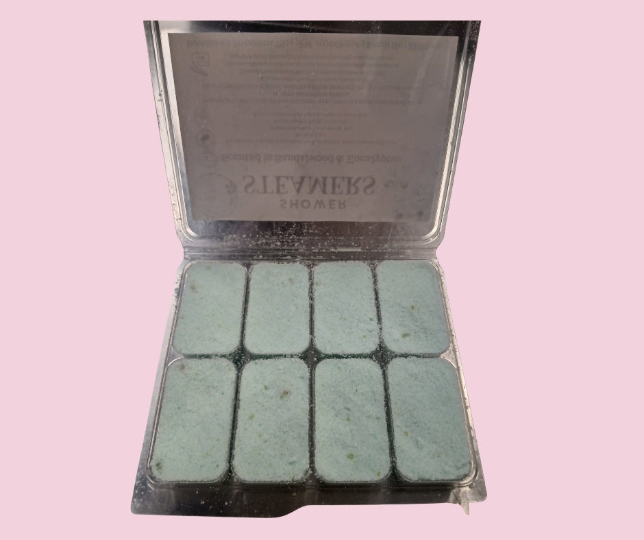 Sandalwood and Eucalyptus shower steamers