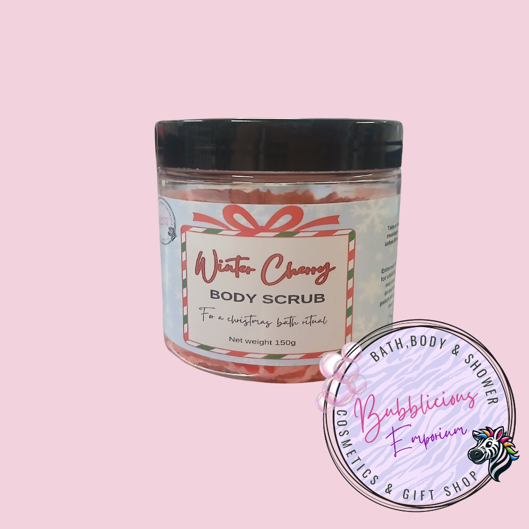 Winter cherry body scrub