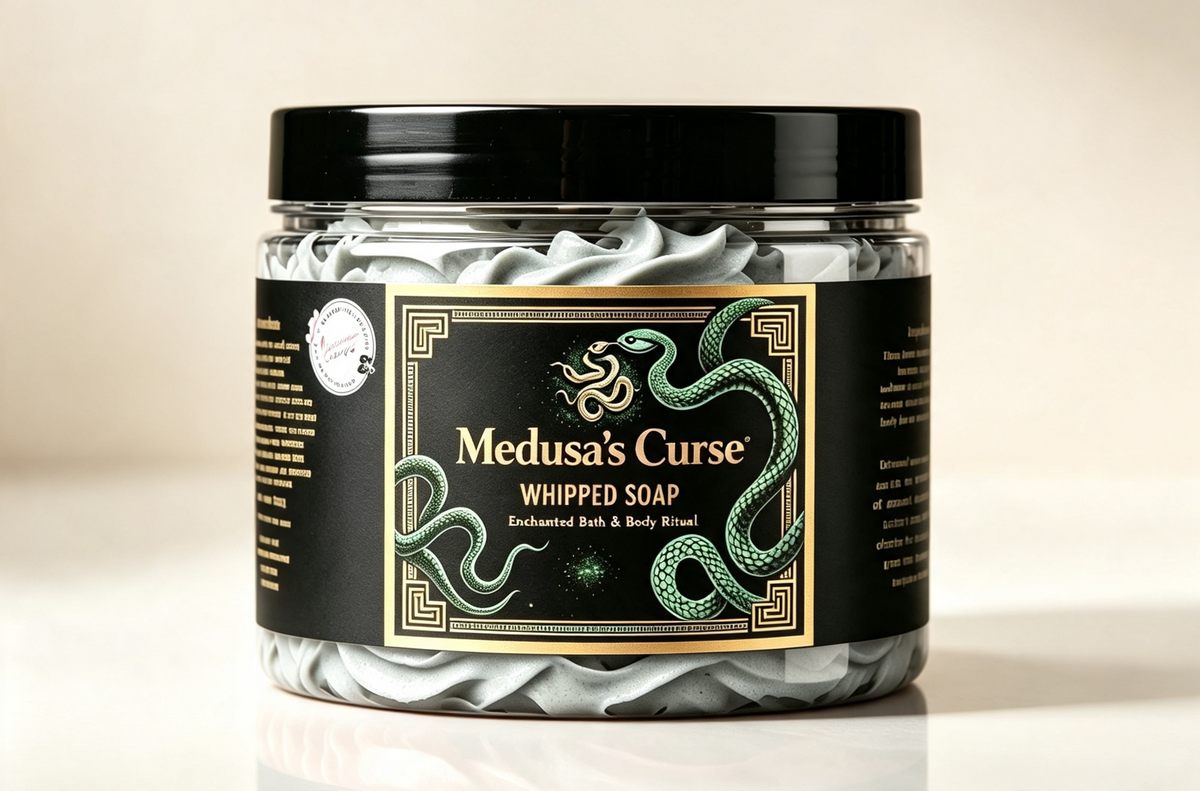 Medusa’s Curse Whipped Soap