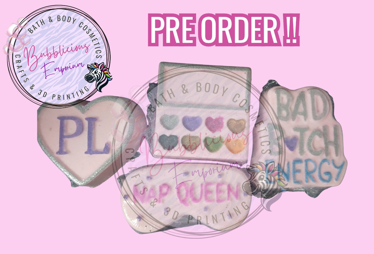 Makeup inspired Bath Bomb gift box