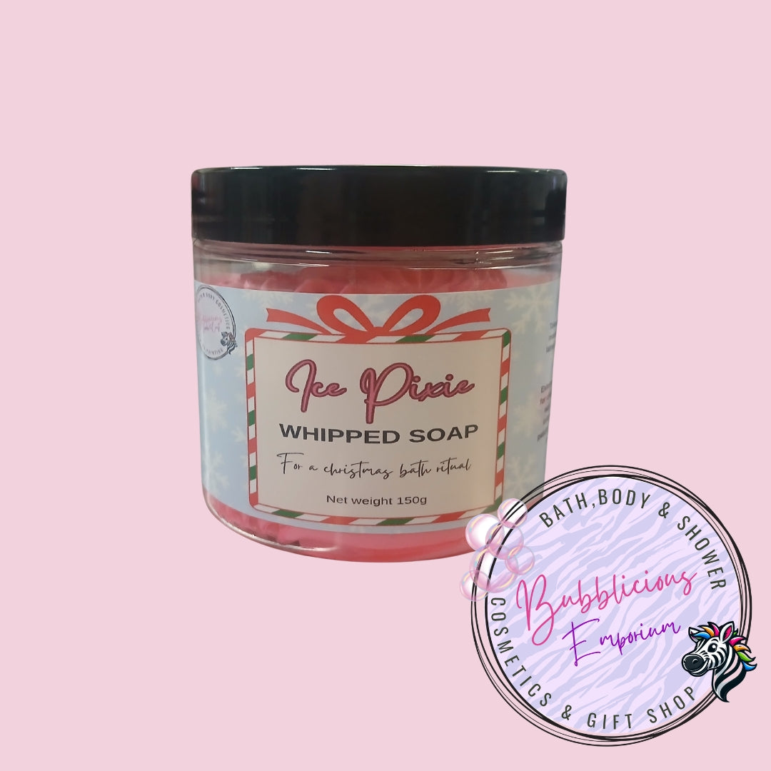 Ice pixie whipped soap