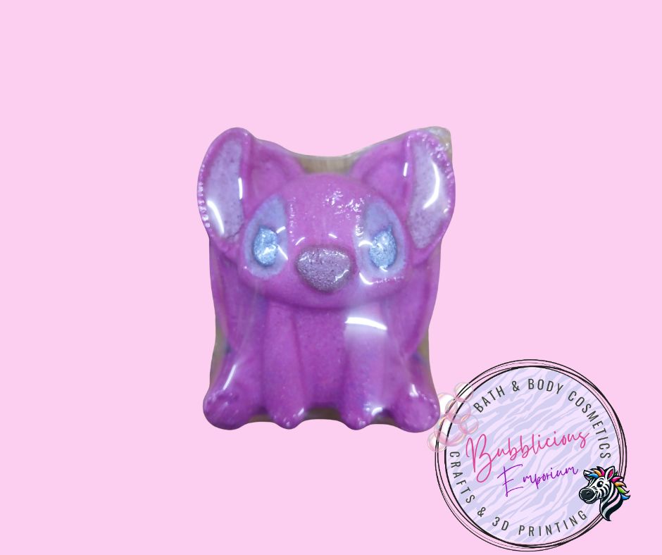 Pink alien bath bomb