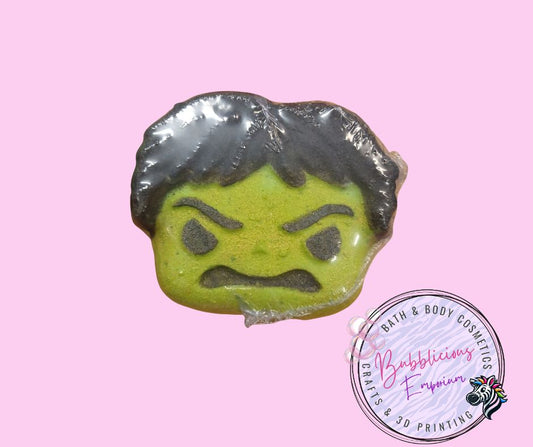 Green man bath bomb