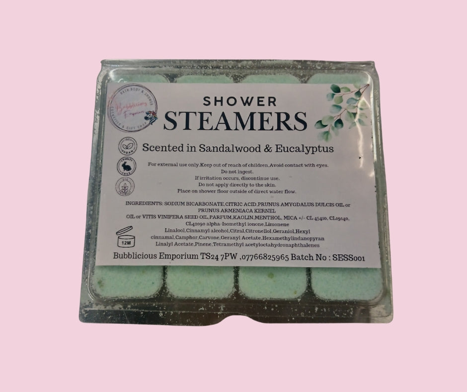 Sandalwood and Eucalyptus shower steamers