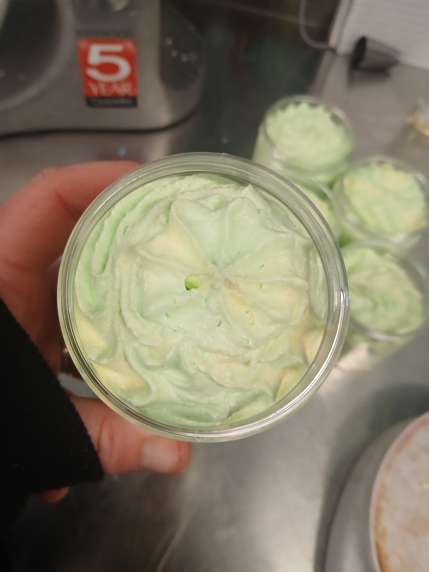 Lemongrass and Verbena whipped soap