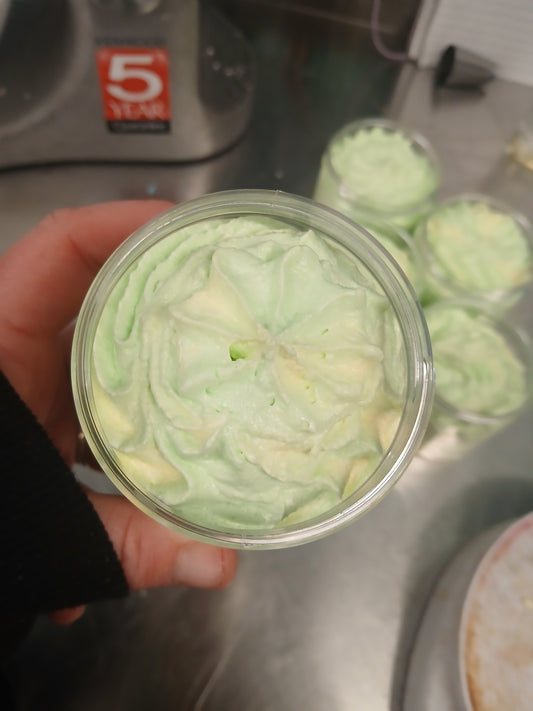 Lemongrass and Verbena whipped soap