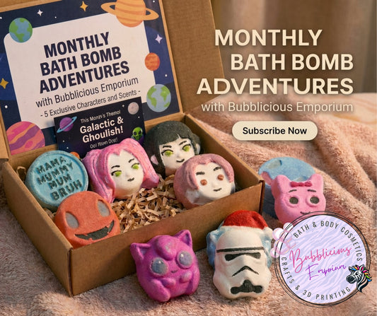 Bath bomb subscription box