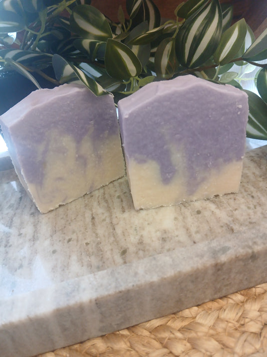 Lavander cold process soap