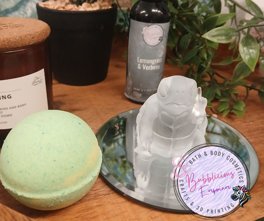 Lemongrass & Verbena Spa Gift Set with resin turtle
