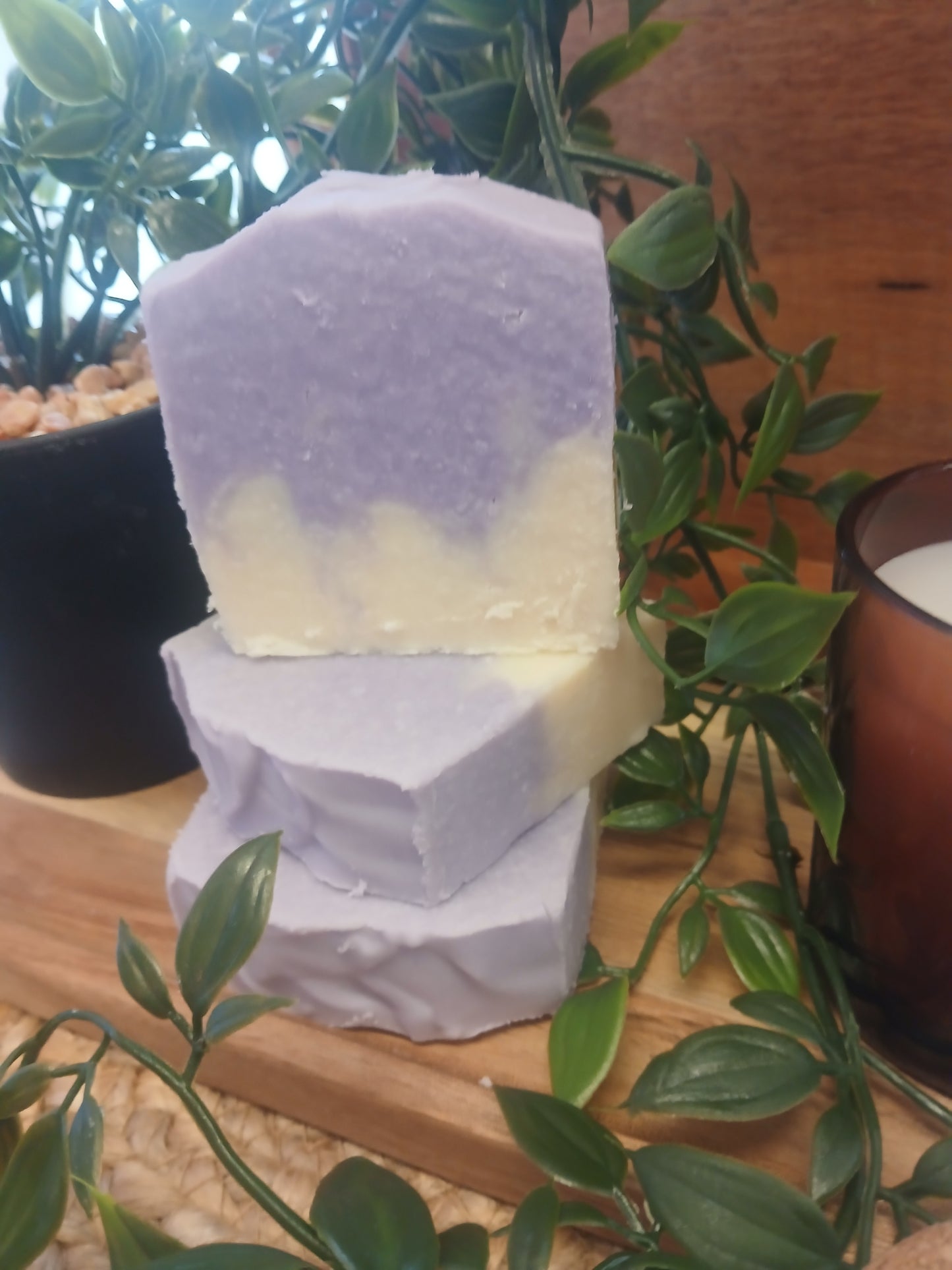 Lavander cold process soap