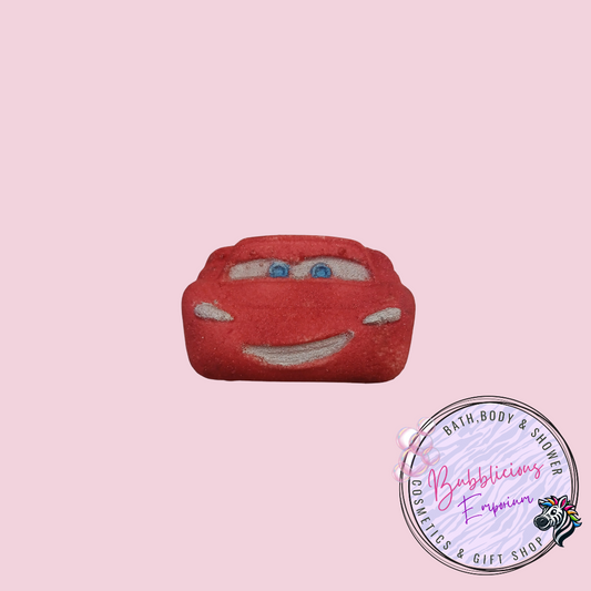 Red car bath bomb
