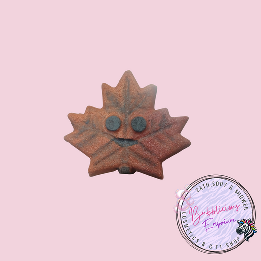 Autumn leaf bath bomb